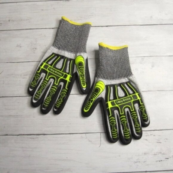 HexArmor Men's Size 7 S Work Gloves Cut Puncture Resistant Rubber Coated - Picture 2 of 10